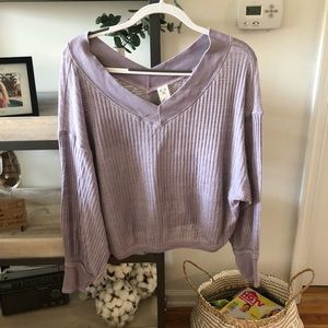 Lilac Free People sweater